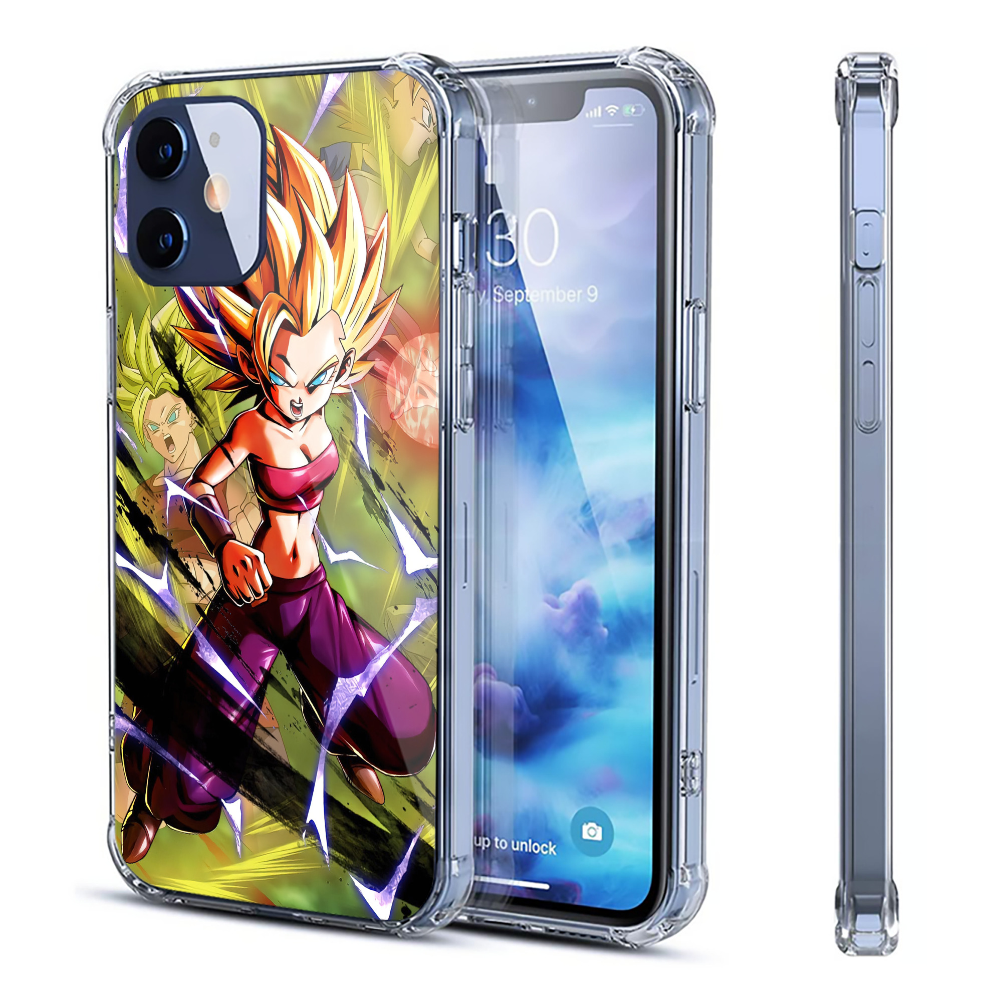（画像用） ドラゴンボール DRAGON BALL 【iPhone 12シリーズ対応】透明スマホケース（クリアソフトケース）